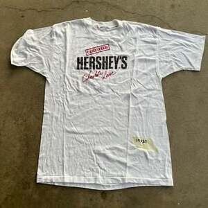 Vintage Hershey's Chocolate Lover Graphic T-Shirt - White, Size M